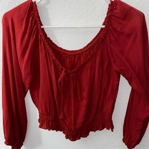 Red long sleeve